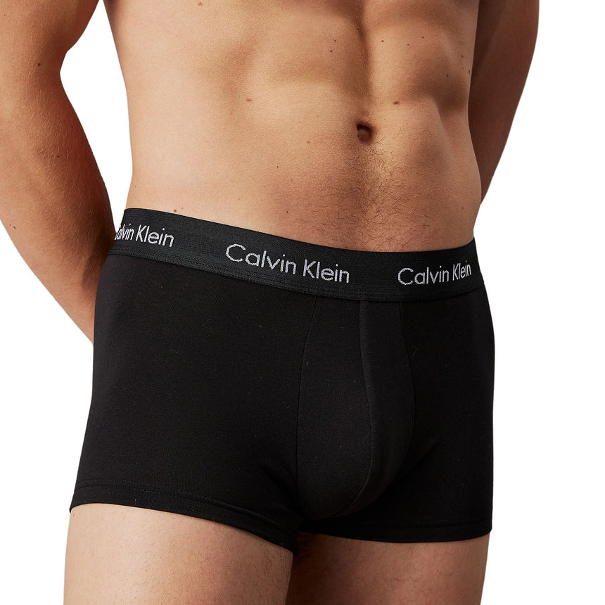 Calvin Klein Low Rise Trunk 3PK Cotton Stretch - Erkek 