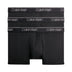 Calvin Klein Low Rise Trunk 3PK Micro Stretch Wicking - Erkek Black