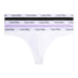 Calvin Klein Thong 3PK - Kadın Black/White/Pastel Lilac