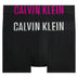 Calvin Klein Trunk 2PK Cotton Stretch - Erkek B-Celadon Tint/ Fuchsia Rose Logos