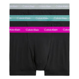 Calvin Klein Trunk 3PK Cotton Stretch - Erkek B-Wild Aster