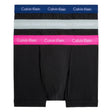 Calvin Klein Trunk 3PK - Erkek B-Slv Sprgs/Pal Pink/Blue Dpts Wb