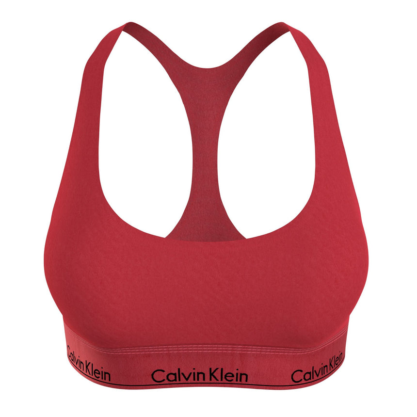 Calvin Klein Unlined Bralet Modern Cotton - Kadın Rouge