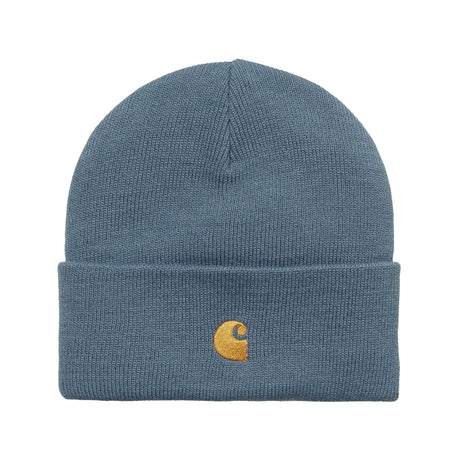 Carhartt WIP Chase Beanie Storm Blue/Gold