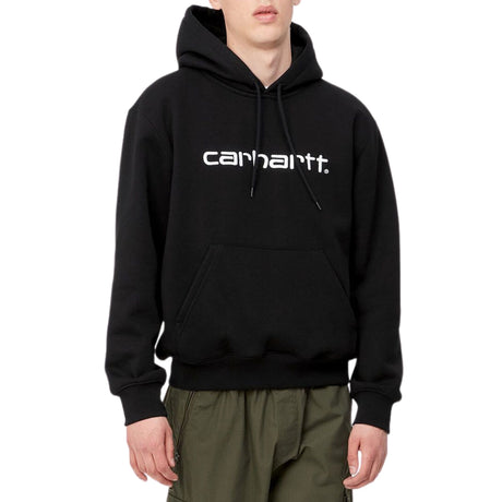 Carhartt WIP Hooded Carhartt Erkek Sweatshirt Black/White