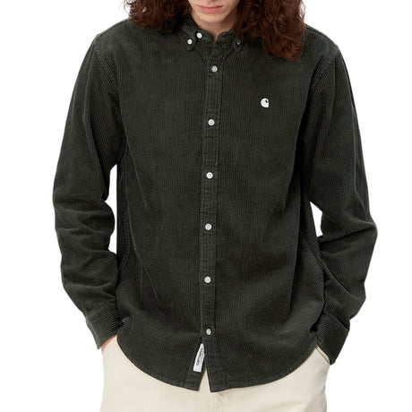 Carhartt WIP L/S Madison Cord Shirt Erkek Gömlek Plant/Wax