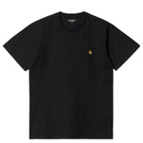 Carhartt WIP S/S Chase Erkek T-Shirt Black/Gold