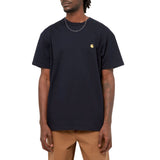 Carhartt WIP S/S Chase Erkek T-Shirt Dark Navy/Gold