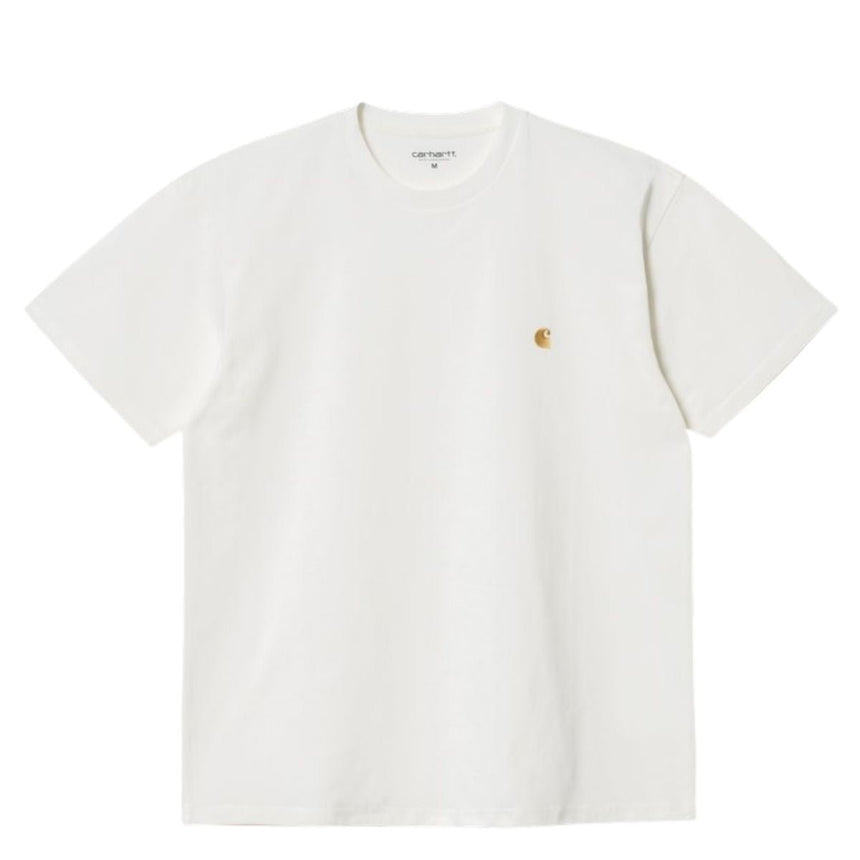 Carhartt WIP S/S Chase Erkek T-Shirt White/Gold