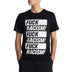 Dedicated T-shirt Stockholm Fuck Racism Siyah