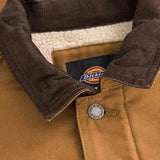 Dickies Duck High Pile Fleece Lined Chore Erkek Ceket SW Brown Duck