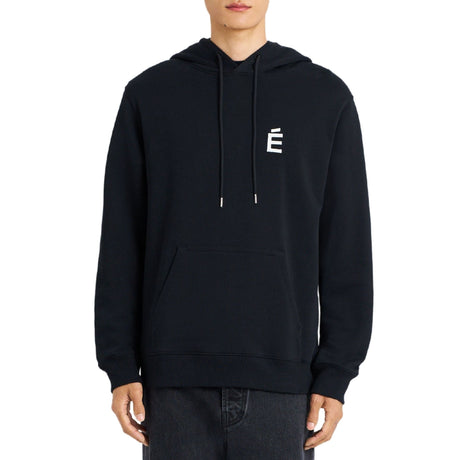 Études Studio Regular E LOGO Erkek Hoodie Black