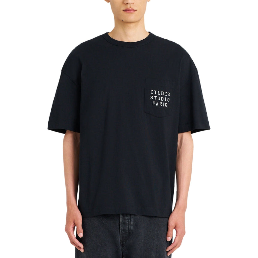 Études Studio Relax Pocket Tee Erkek T-Shirt Black