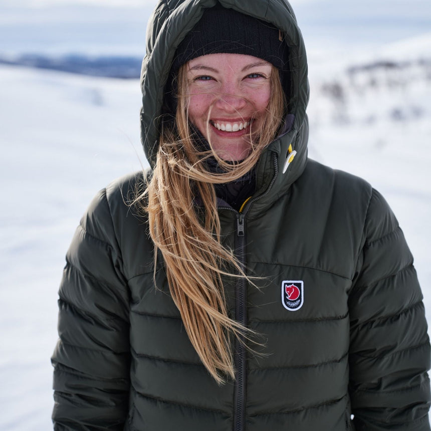 Fjällräven Expedition Pack Down Hoodie - Kadın 