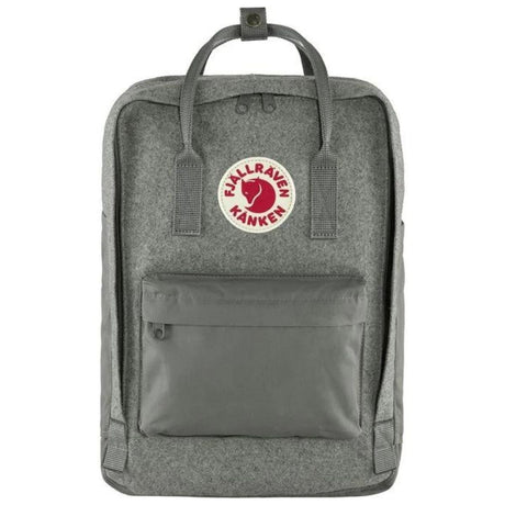 Fjällräven Kånken Re-Wool Laptop 15" Sırt Çantası Granite Grey