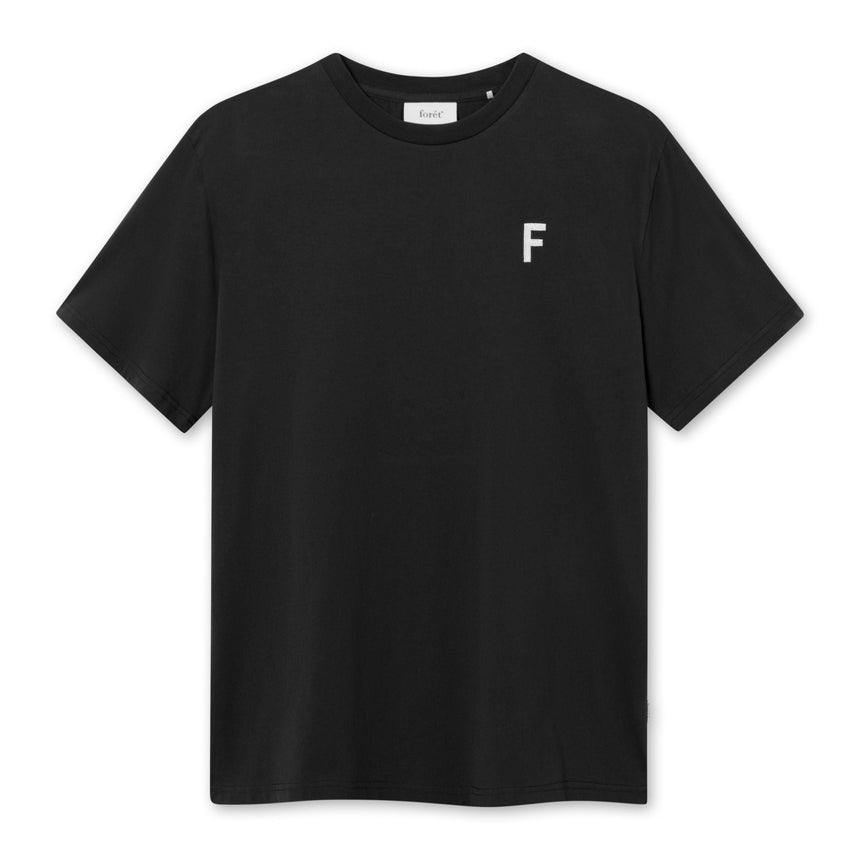 Forét Ponder T-Shirt Washed Black