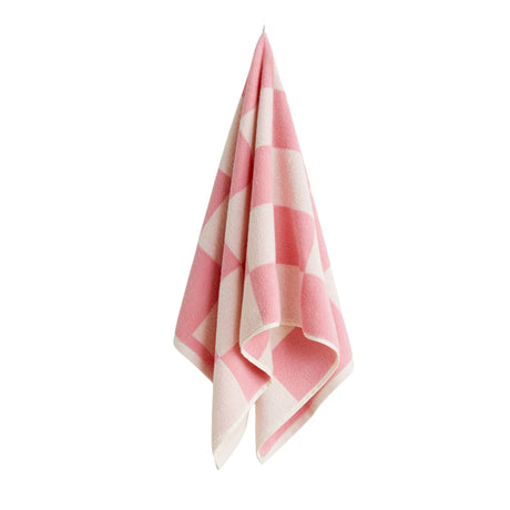 HAY Design Check Hand Towel Pink