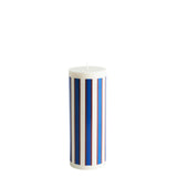 HAY Design Column Candle Large Off White/Brown/Blue