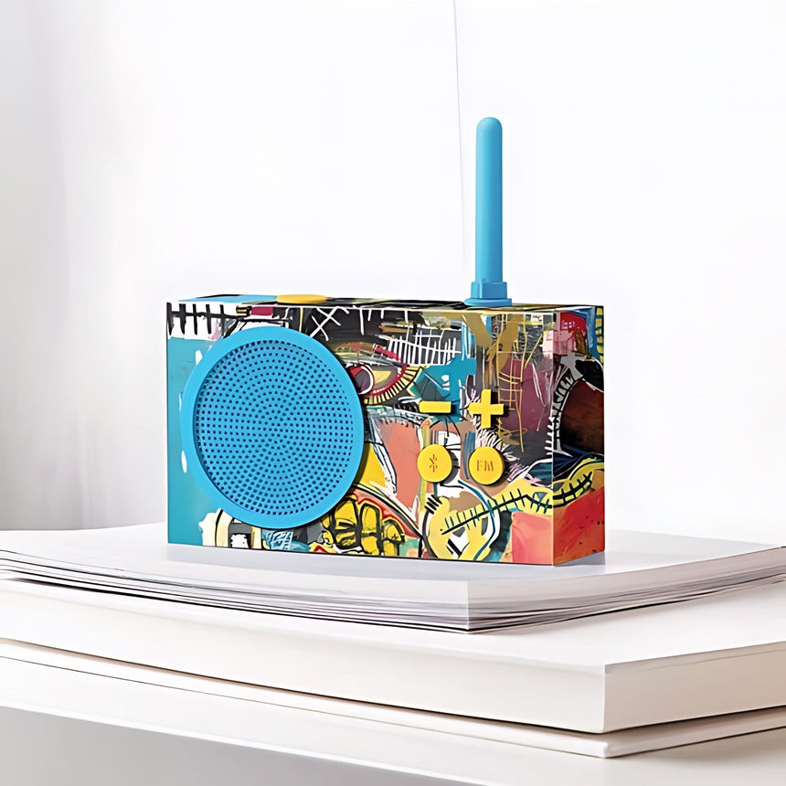 Lexon Lexon X Jean-Michel Basquiat Tykho 3 Bluetooth Hoparlör ve Radyo 