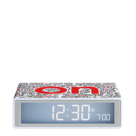 Lexon Lexon X Keith Haring Flip + Alarm Saat Love/White