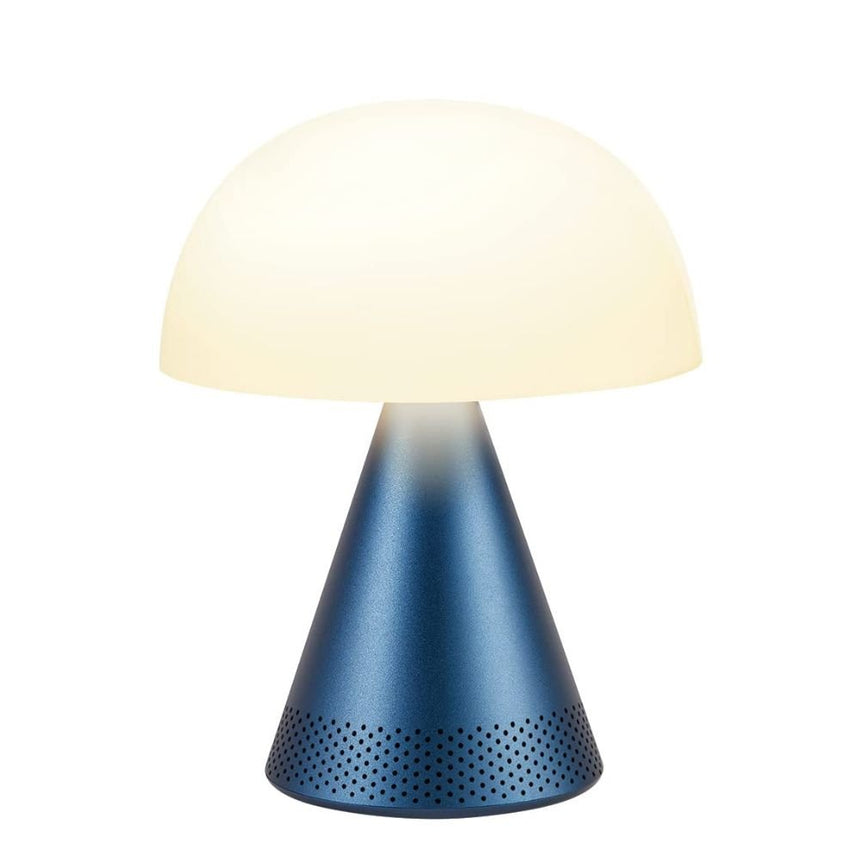 Lexon Mina L Led Lamba ve Bluetooth Hoparlör Dark Blue