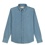 Mud Jeans Don Denim Shirt Stone Blue - Erkek 