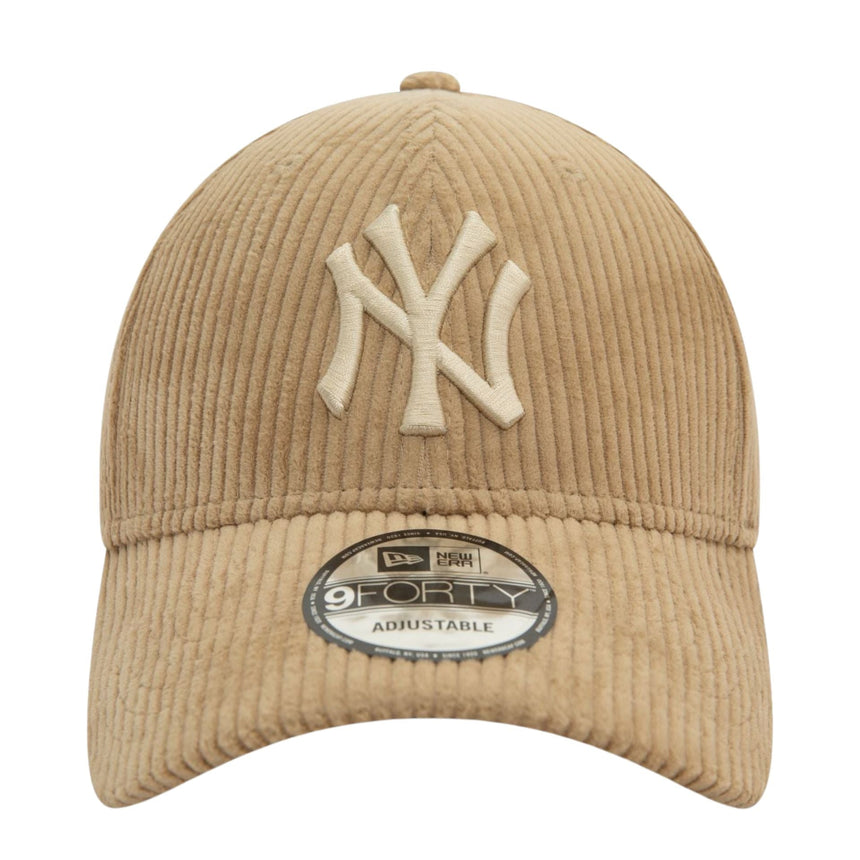 New Era NY Yankees Cord 9FORTY Şapka Beige