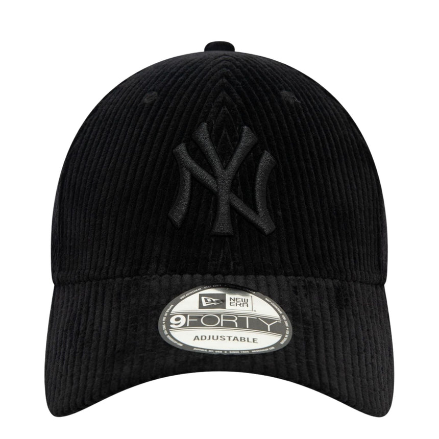 New Era NY Yankees Cord 9FORTY Şapka Black