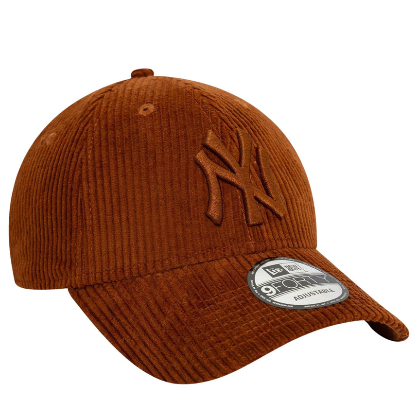 New Era NY Yankees Cord 9FORTY Şapka Brown