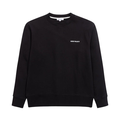 Norse Projects Arne Relaxed Organic Logo Erkek Sweatshirt 