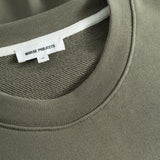 Norse Projects Arne Relaxed Organic Logo Erkek Sweatshirt 