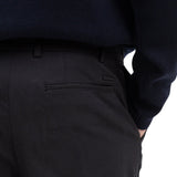 Benn Relaxed Cotton Wool Twill Pleated Men's Trousers