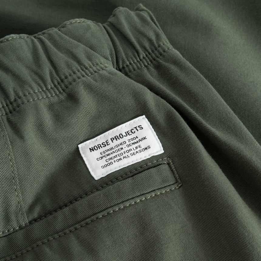 Norse Projects Ezra Relaxed Organic Stretch Twill Erkek Pantolon 