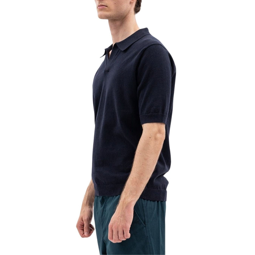 Norse Projects Leif Cotton Linen Polo T-Shirt 