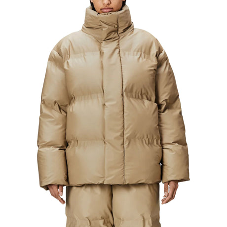 Rains Bator Puffer Jacket Sand