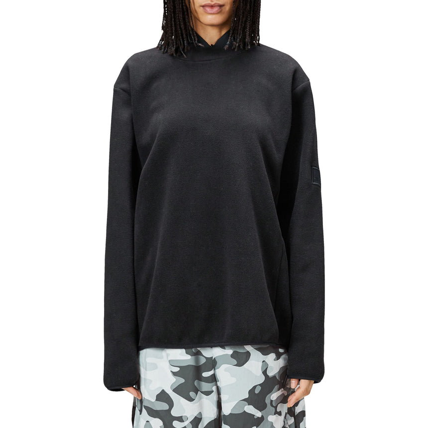 Rains Fleece Crew Neck Black