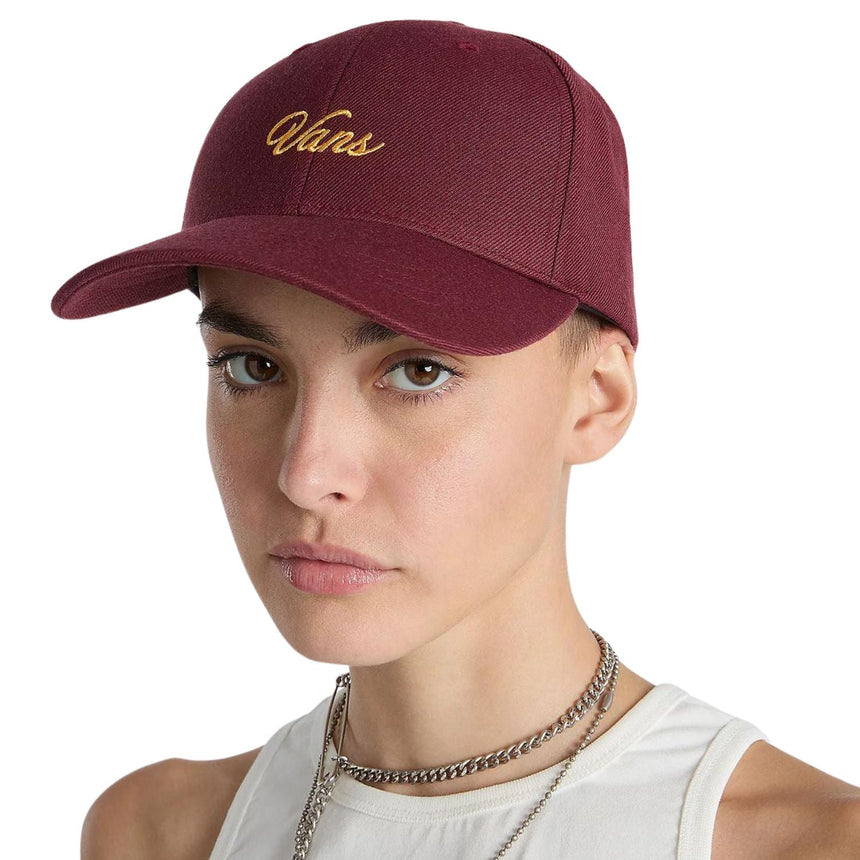 Fresh Script Structured Jockey Hat