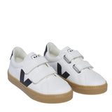 VEJA Small Esplar Chromefree Leather Çocuk Sneaker Extra White/Black Natural