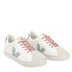 VEJA Small Esplar Laces Chromefree Leather Çocuk Sneaker Extra White/Matcha/Lavande