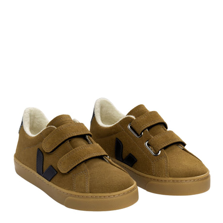 VEJA Small Esplar Winter Fured Suede Çocuk Sneaker Camel/Nautico