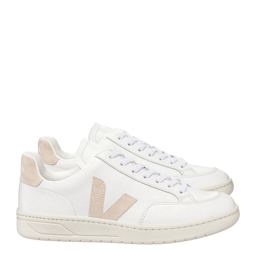 VEJA V-12 Leather Kadın Sneaker Extra White/Sable