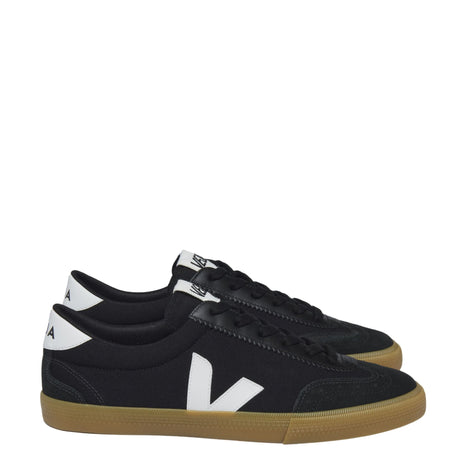 VEJA Volley Canvas Kadın Sneaker Black/White/Natural